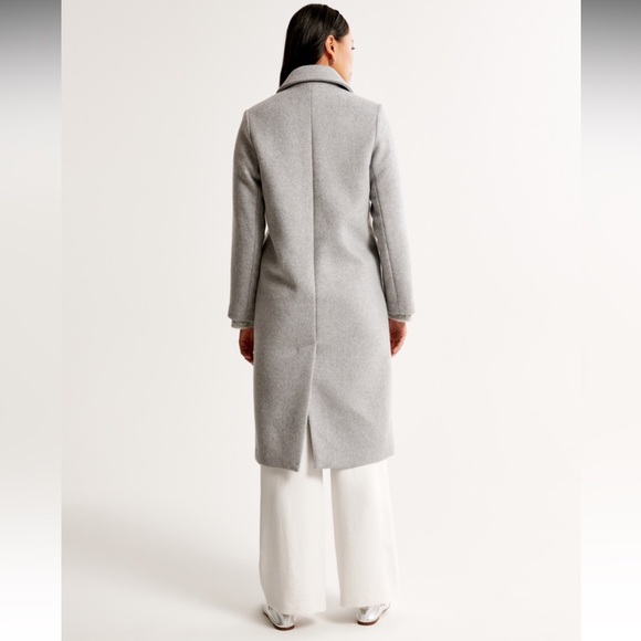 Abercrombie & Fitch Wool Blend Tailored Topcoat - Picture 4 of 11